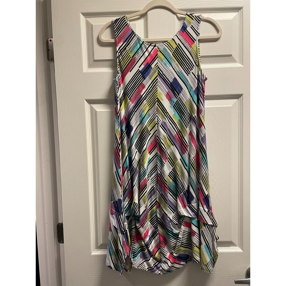 Habitat Bubble Dress Size S Mini Geometric Beach Resortwear Travel Pool Breezy